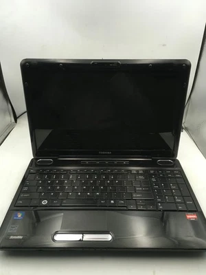 TOSHIBA SATELLITE L505D-G26000 - FOR PARTS/BAD LCD - AMD TURION II - NO RAM - BB - Image 1 of 4