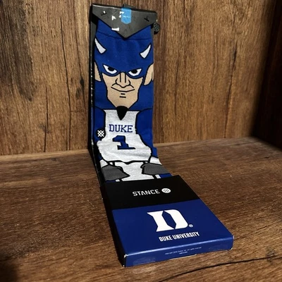 Calcetines Duke Blue Devils Stance grandes 9-12 nuevos con etiquetas mascota universitaria baloncesto NCAA Foto 1 de 3