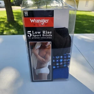 Slip uomo Wrangler Jeans 3 pezzi maglia bassa cotone a righe taglia media - Foto 1 di 2