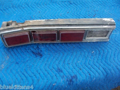1973 MARQUIS 2 DOOR BROUGHAM LEFT TAILLIGHT OEM USED BROKEN LENS MERCURY PART - Image 1 of 4