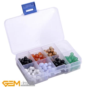 6mm Assorted Stone Loose Beads Necklace Bracelet Pendant 252Pcs 1 Set 7 Chakras - Imagen 1 de 119