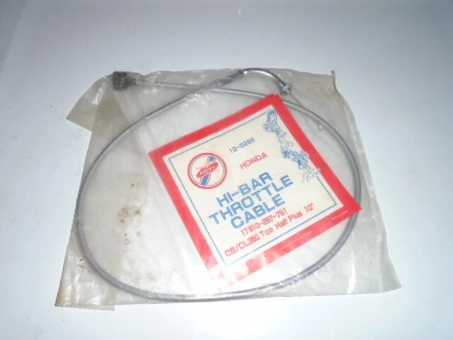 Cable acelerador gris Honda Rocky CB350 CL350 CB CL 350 NOS 17910-297-751 Foto 1 de 3
