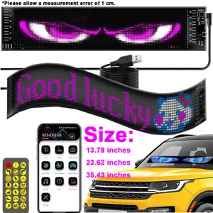 Luz de ojos de diablo para automóviles colorida lámpara de ojos LED pantalla suave para ventanas de automóviles hágalo usted mismo - Imagen 1 de 22