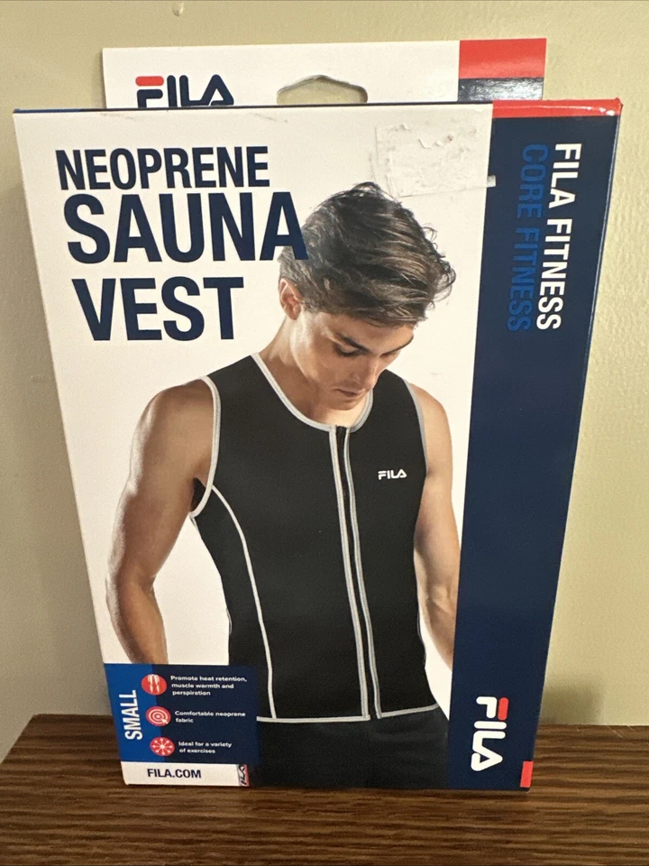 FILA Neoprene Sauna Vest Mens Size Small - Fila Fitness Core Fitness