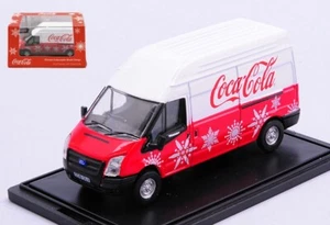 MODELLINO FURGONE STATICO OXFORD FORD TRANSIT LWB HIGH COCA COLA SCALA 1:76 - Foto 1 di 1