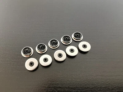 Märklin / Trix  012  Speichenrad schwarz   7mm   10 Stück   Spur H0 / N / Z - Bild 1 von 2