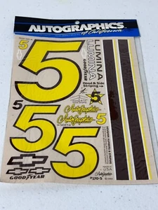 RC Autographics 170-5 No Levi Garrett Sticker Sheet NEW Vintage Stock Car NASCAR - Picture 1 of 1