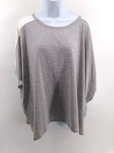 Fantastic Fawn Womens checker Print Short Sleeve Round Neck Top White Size SM - Picture 1 of 7