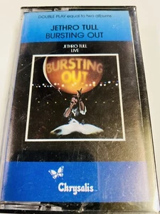 Jethro Tull RARE SEALED Cassette Tape Busting Out Live Double Play - Picture 1 of 3