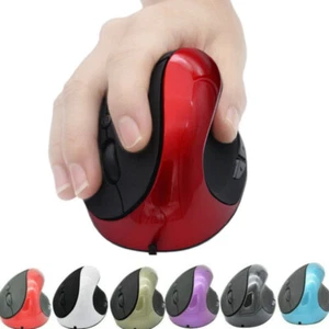 Portable Ergonomic Mice USB Wired Vertical Mouse Optical Adjustable - Picture 1 of 7