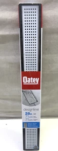 Oatey DesignLine - 28" (71 cm) rejilla cuadrada acero inoxidable drenaje lineal DLS2280R-d-04 - Imagen 1 de 3