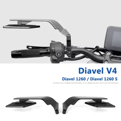 For Ducati Diavel V4/1260 S Rearview Mirror Wing Aerodynamic Stealth Max Mirrors - Image 1 of 4