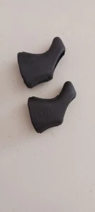 AME Black Brake Lever Hoods Fit Campagnolo Nuovo Super Record Very Good Cond A - Picture 1 of 5