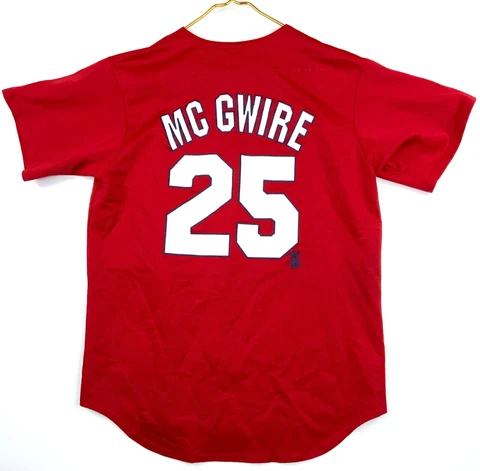 Vintage Mark McGwire St. Louis Cardinals Majestic Jersey Large Mlb Made In Usa Cover