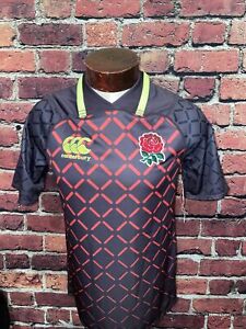 Canterbury Rugby Mens Small Red Gray Black Jersey NWOT 