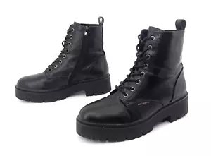 Botines BULLBOXER Plateau botas mujer zapatos negro talla 40 - Imagen 1 de 9