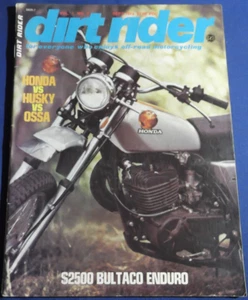 DIRT RIDER Magazine SEPTEMBER 1973  HUSKY 250  ISGT  OSSA PIONEER  PURSANGADOR - Picture 1 of 7