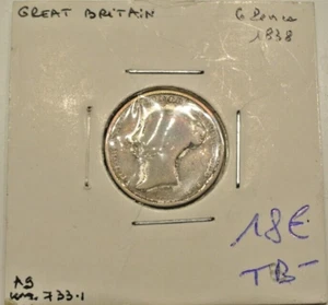 6 PENCE SILVER 1838 - Picture 1 of 2