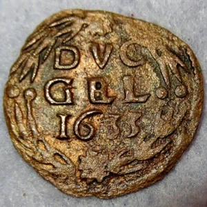 Certificate of Authenticity 1633 New York Penny Colonial Copper Cent Gelderland - Picture 1 of 4