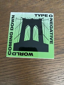 Type O Negative World Coming Down Sticker Aufkleber 1999 Advance Release Promo 4x4 - Bild 1 von 2