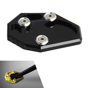 CNC Black Kickstand Side Stand Plate Enlarge Pad For Yamaha FZ6R FZ6 S2 2004-16 - Picture 1 of 5
