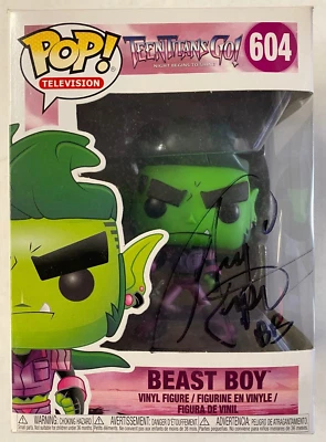 Funko Pop #604 Teen Tians Go! FIGURA FIRMADA BEAST BOY GREG CIPES CON CAJA ORIGINAL Foto 1 de 4