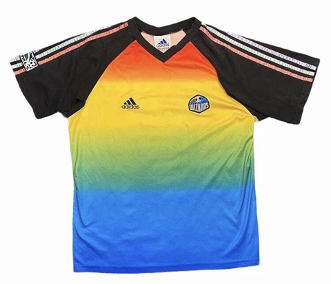 Rare Vintage Sporting KC Kansas City Wiz Wizards Adidas 1997 Soccer Jersey Cover