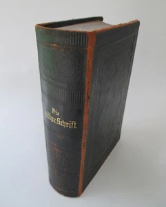 1911 German Bible DIE BIBEL 489th Ed, Cansteinische Bibelanstalt /Halle, Germany - Picture 1 of 10