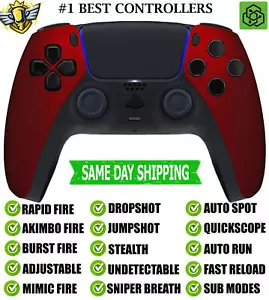 Soft Vampire Red Silent Modz New Rapid Fire Wireless Modded Controller for PS5 - Picture 1 of 1