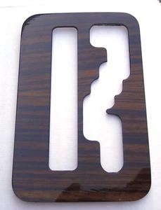 SCHALTKULISSE ECHTES ZEBRANO HOLZ DUNKEL FÜR MERCEDES W201 *1 - Picture 1 of 1