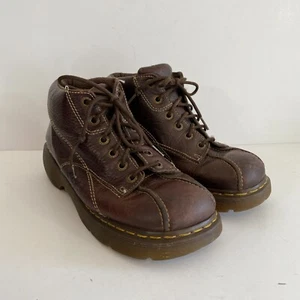 Botas con cordones Dr Martens gruesas margarita en relieve de colección años 90 para mujer EE. UU. 10 #12281 - Imagen 1 de 8