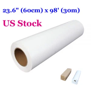 23.6" x98´ Roll White Color Eco-Solvent Printable Heat Transfer Vinyl For Fabric - Picture 1 of 5