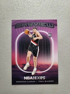 2024-25 Panini Nba Hoops - Skyview Donovan Clingan #18 (RC) NM Free Shipping - Picture 1 of 2