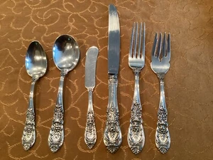 INTERNATIONAL STERLING RICHELIEU 6 Piece SILVER PLACE SETTING - Picture 1 of 8
