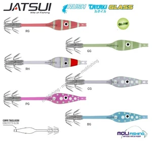 TOTANARE PESCA CALAMARI JATSUI RUSH TATAKI GLASS 1.5-2.0 CORPO TRASPARENTE GLOW - Imagen 1 de 1