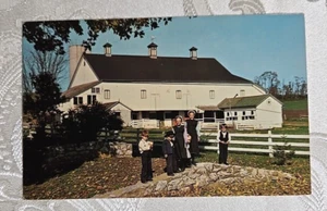 AK Herz von Amishland Kinder Hex Schild Scheune 1967 PA Niederländisches Land - Bild 1 von 2