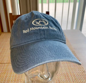 Red Mountain Resort Men’s Blue Outdoors Baseball Cap - Picture 1 of 5