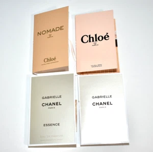 CHANEL Gabrielle Essence Chloe Nomade Eau de Parfum EDP Perfume Sample Lot x4 - Picture 1 of 9