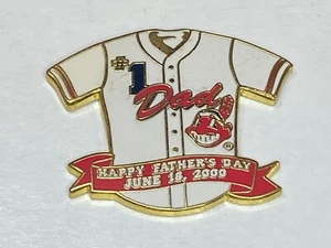 Cleveland Indians Pin Chief Wahoo Happy Father's Day #1 Dad June 16 2000 6/16/00 - Picture 1 of 2