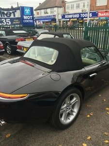 BMW Z8 - Cappa in mohair nero stile originale con finestrino posteriore in plastica - Foto 1 di 2