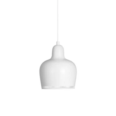 Artek A330S Golden Bell Pendant Light, White, Scandinavian Design, Aalto