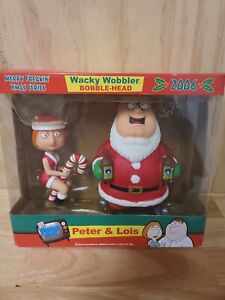 Family Guy - Peter & Lois Christmas Wacky Wobbler Bobblehead Set by Funko