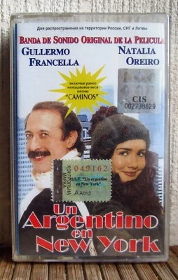 Natalia Oreiro ‎– Un Argentino En New York  - Cassete UKR License ! NEW SEALED ! - Image 1 of 3