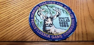 PENNSYLVANIA GAME COMMISSION WORKING TOGETHER FOR WILDLIFE 1989 TOPPA BIANCA CODA - Foto 1 di 3