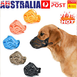 Adjustable Dog Muzzle Soft Silicone Dog Mouth Muzzles Pet Training Accessories