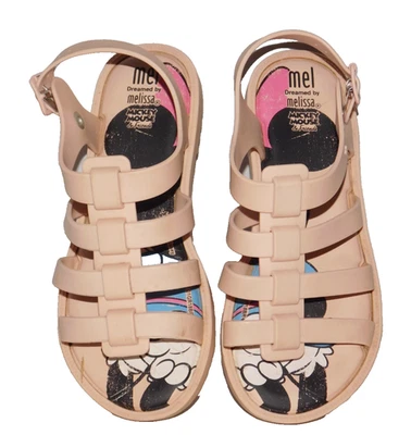 Mini sandálias pescador Melissa x Mickey Mouse & Friends MINNIE MOUSE tamanho 2 - Imagem 1 de 4