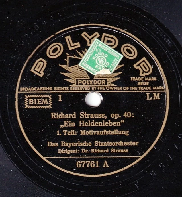 Strauss. Strauss (Ein Heldenleben). Pol 67761-5 (5). NM(-) - Image 1 of 1