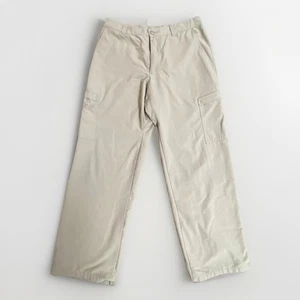 Patagonia Mens Pants Khaki Performance Hiking Cargo Lightweight Outdoor Size 34 - Picture 1 of 11
