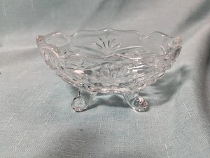 Princess House Crystal Candy Dish Miniature Figurine VTG - Picture 1 of 16