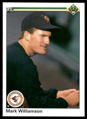 1990 Upper Deck #173b Mark Williamson Baltimore Orioles Baseball Card - Image 1 of 2